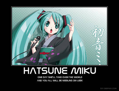 Miku Motivational Poster