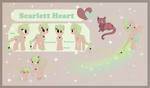 Reference sheet: Scarlett Heart Talent update! by StarDust-Adoptables