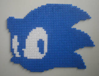 Sonic Team Logo Perler