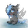 Water changeling pony