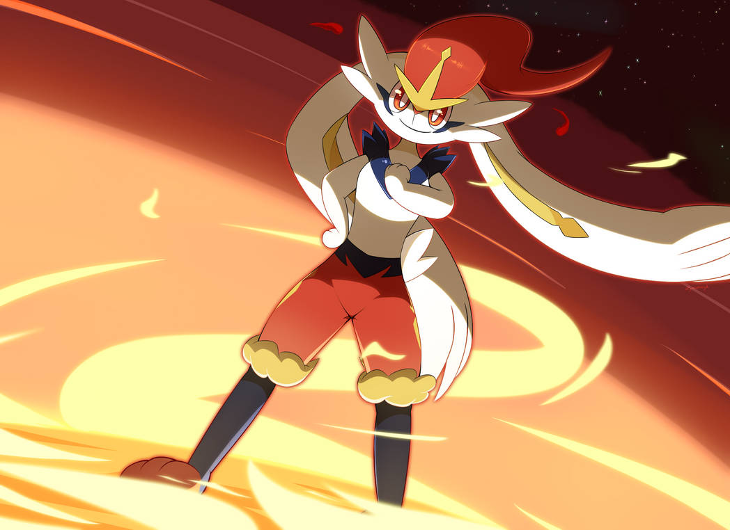 Cinderade Gigantamax Cinderace by ZymonasYH on DeviantArt