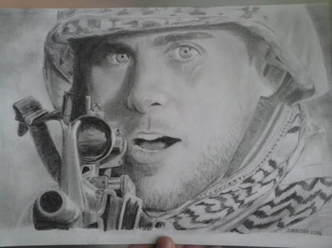 Jared Leto as a soldier [+TIME LAPSE VIDEO]
