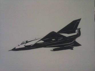 Mirage III Ink Drawing [III]