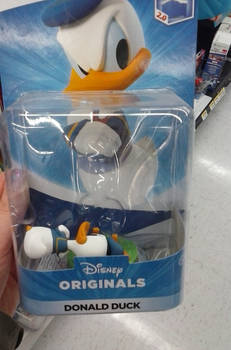 I guess Donald duck lost his footing