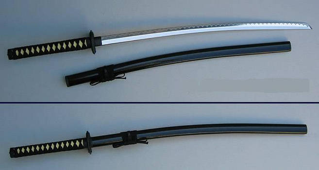 Clasical black katana