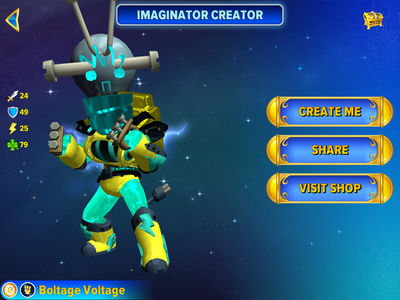 Skylanders Imaginators OC: Boltage Voltage