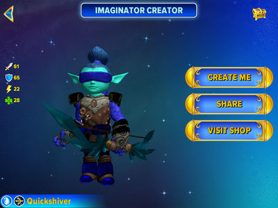 Skylanders Imaginators OC: QuickShiver