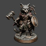 Cat Adventurer Miniature