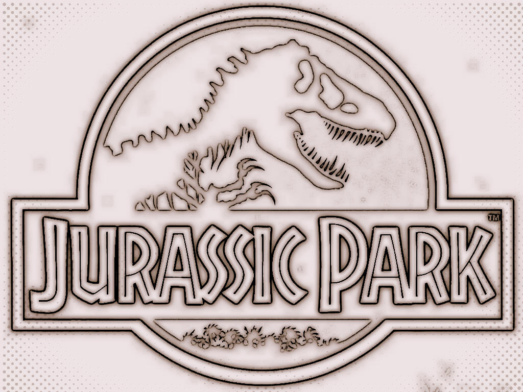 Jurassic Park Logo (Pencil + Comic Fusion) by SuperNova50 on DeviantArt