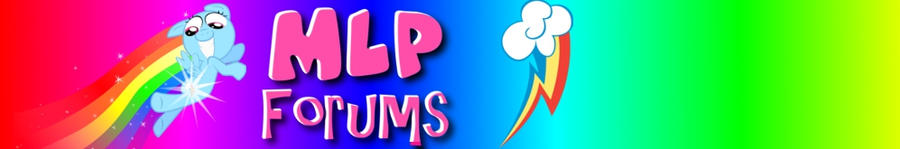 MLP Forums Ranbow Dash banner (Re-Edit)