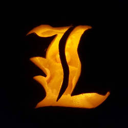 Death Note L Pumpkin Carving