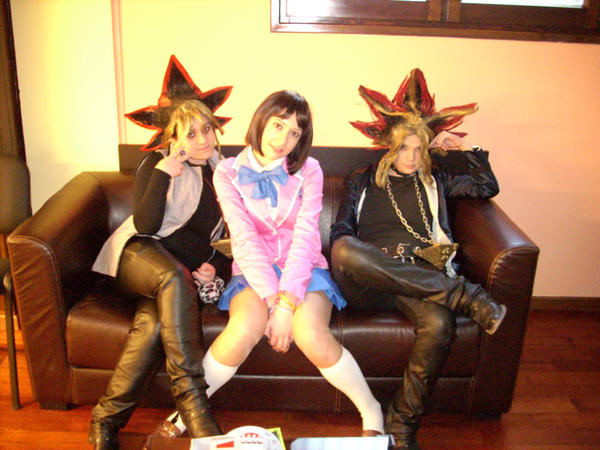 'Yugi, Anzu and Yami'