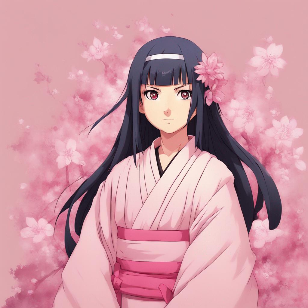 hinata pink dress Hinata Hyuga's pink Hanfu statue has been made! Look how beautiful and detailed it is
