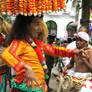 Dancer on the Kandy Perahera in Sri Lanka.
