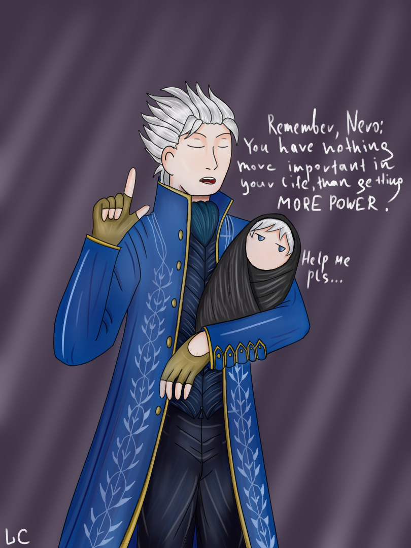 Vergil And Baby Nero By Juliaprime On DeviantArt vergil-and-baby-nero-by-juliaprime-on-deviantart