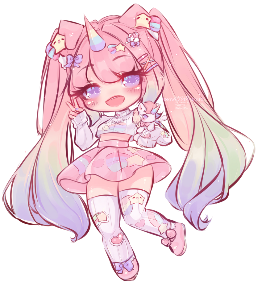 Unicorn Chibi By Snowcandymagic On DeviantArt unicorn-chibi-by-snowcandymagic-on-deviantart