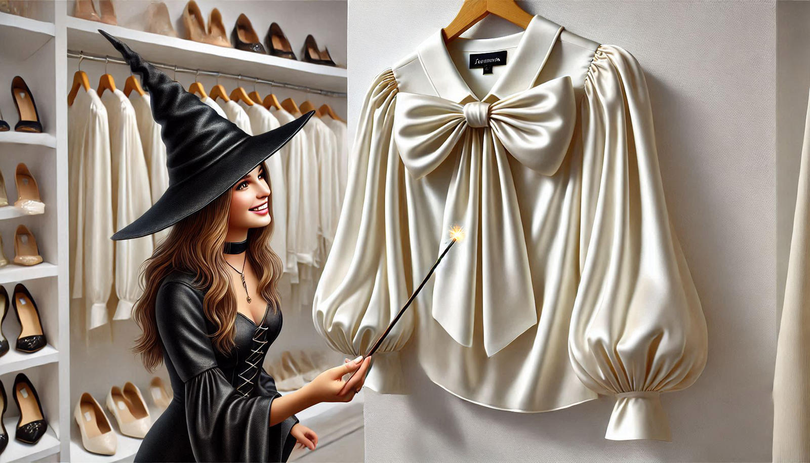 A blouse in your size