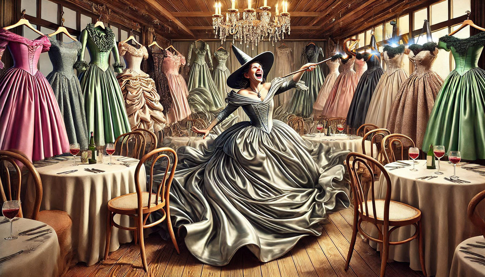 Clearing the restaurant