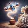 Turned into a dress by a Genie