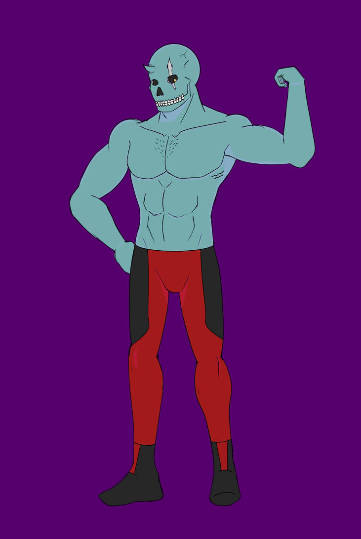 Skeleton Wrestler by Exceed-Hero on DeviantArt