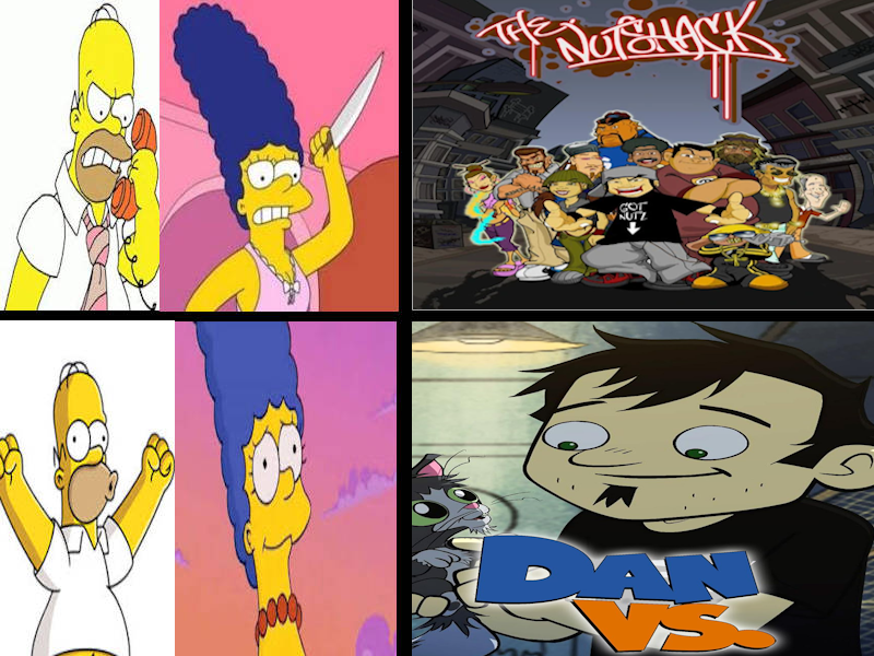 Homer And Marge Prefers Dan Vs Over Nutshack by GuGameplaysBR on DeviantArt