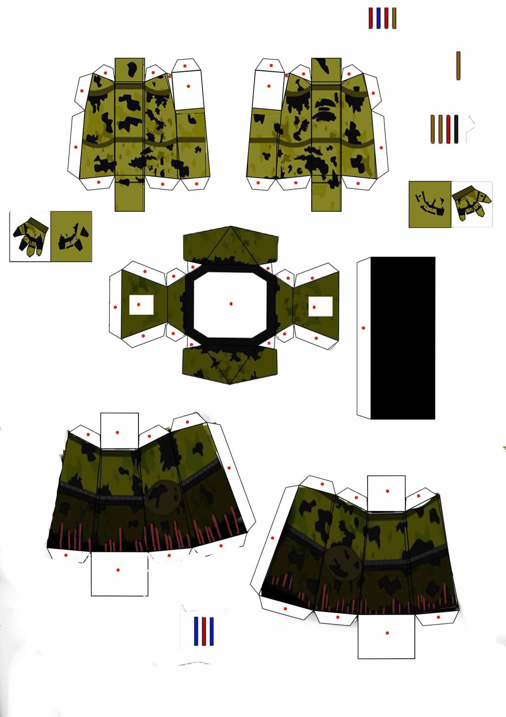 Modified Spring Trap Papercraft Part 2 By Paperbon by jackobonnie1983 ...