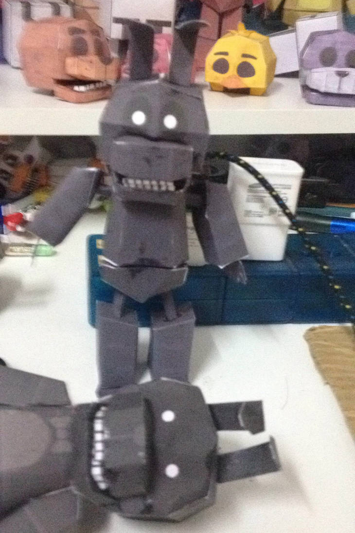 Minecraft Figure Paper Rabbit Black rabbit papercraft by jackobonnie1983 on DeviantArt