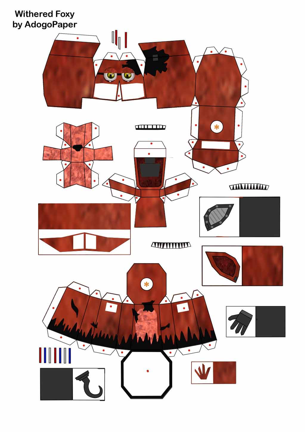 Withered Foxy - Five Nights At Freddyu0027s 2 Withered Foxy Foxy