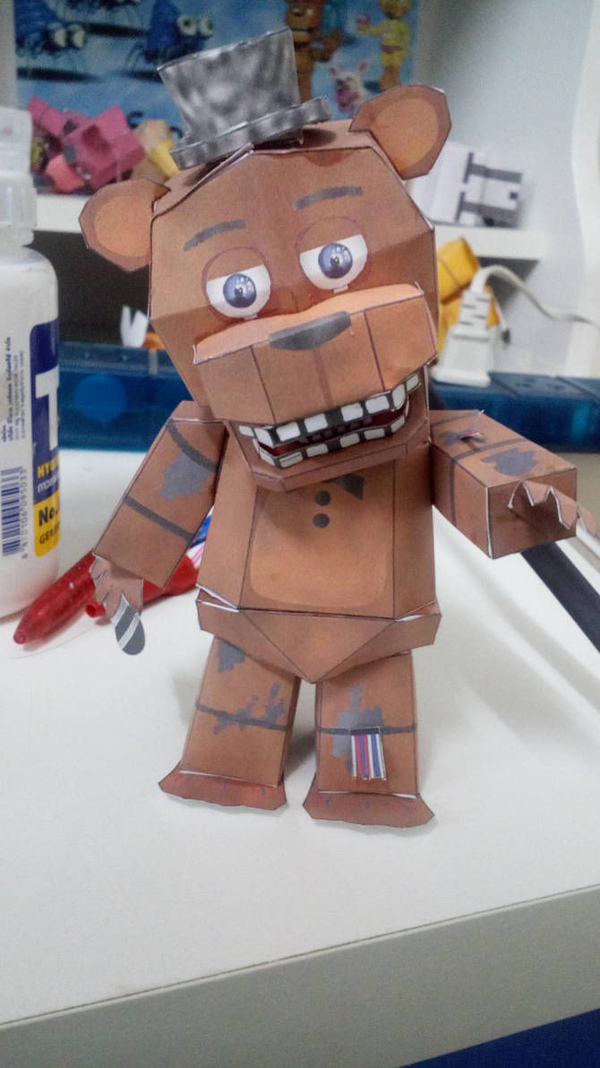fnaf 2 withered freddy papercraft by jackobonnie1983 on DeviantArt