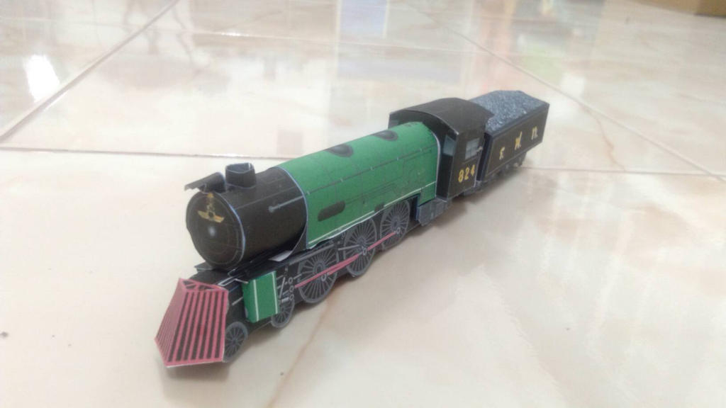 Paper Train Model Rxr RXR 462 THAILAND VERSION PAPERCRAFT by jackobonnie1983 on DeviantArt