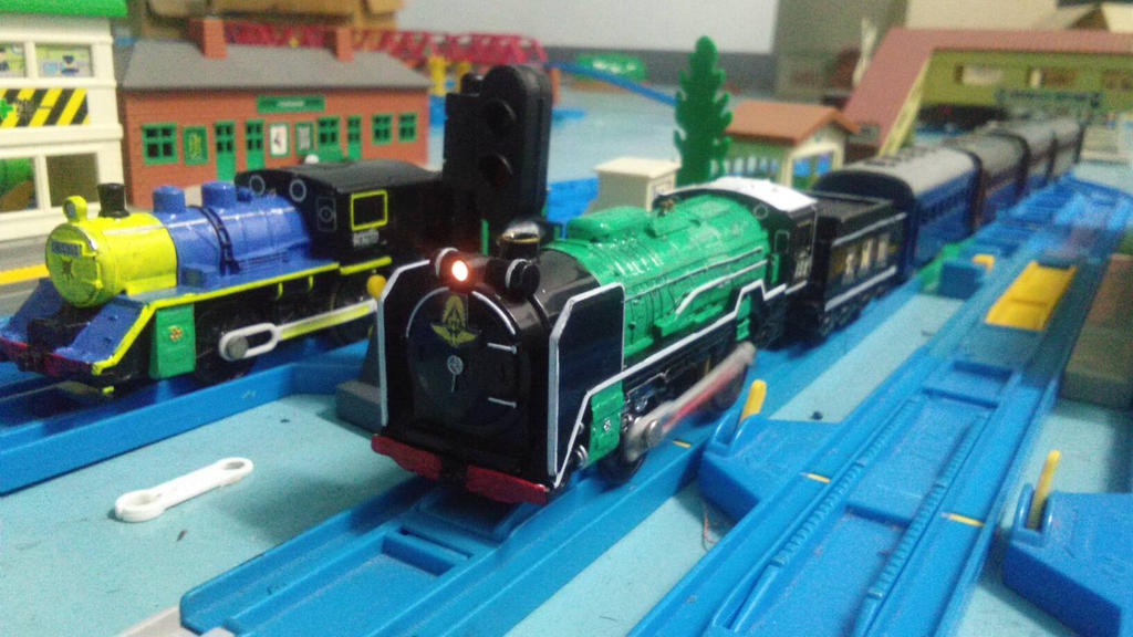 TOMY PLARAIL custom model:MIKADO 953(DX50) by jackobonnie1983 on DeviantArt