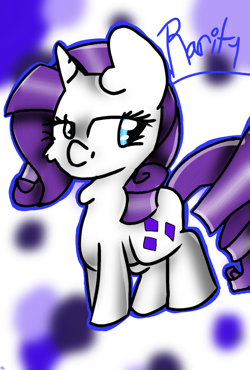 Chibi Rarity by Spedoodle on DeviantArt
