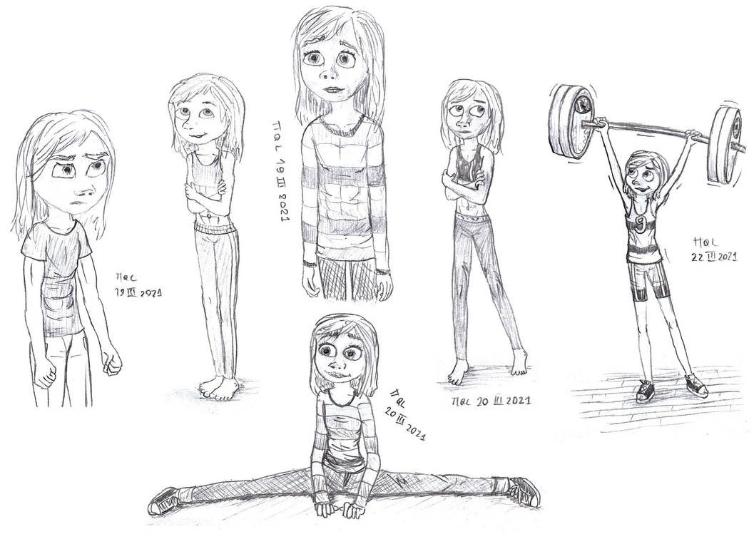 Fit Riley doodles #1 by pzjp on DeviantArt