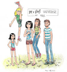 Main PIxART characters