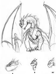 SoH Sketches 08 - Taliesin the Great Wyrm