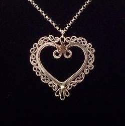 Kingdom Hearts filigree Pendant