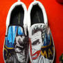 My Custom Made Batman/Joker Shoes