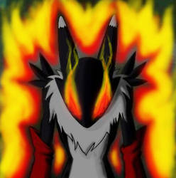 Enraged Dark Renamon