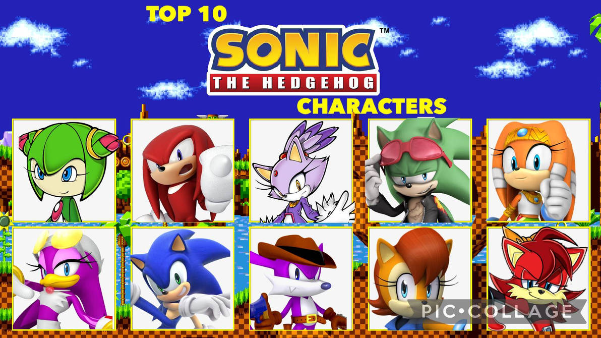 My Top 10 Favorite Sonic Characters by ProfMegaBonkers832 on DeviantArt