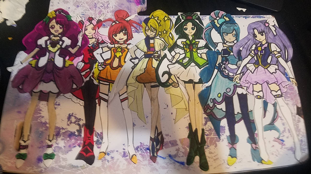 Pink-Purple Precure by ProfMegaBonkers832 on DeviantArt