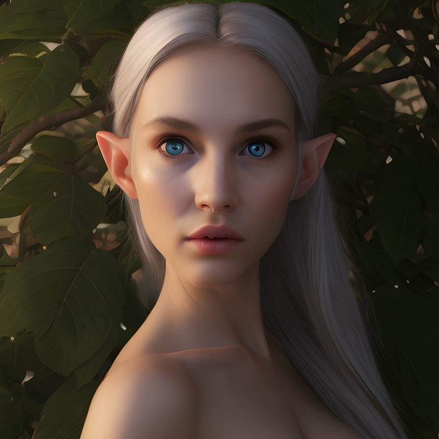 Elf Blue Eye by udonpeot45 on DeviantArt