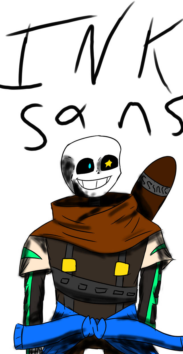 Ink Sans Sketch (finished) by thatyibitydibitydee on DeviantArt