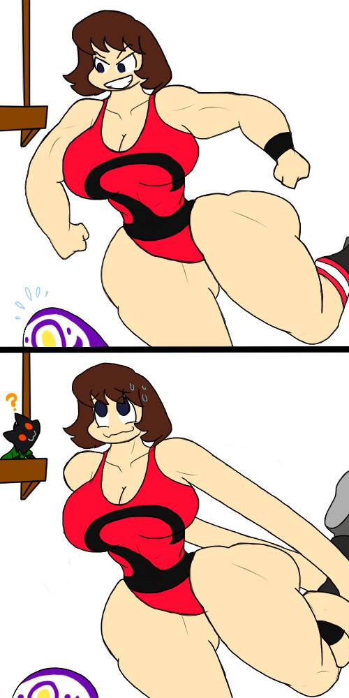 Mary stretching