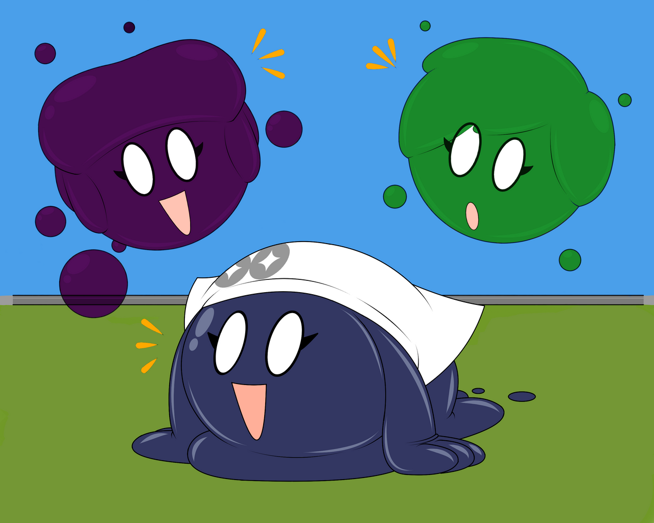 Slime and Bubble Gals