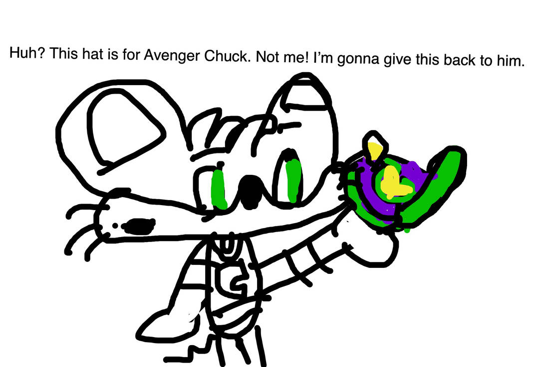 Rockstar Chuck Finds Avenger Chucks Hat By Chuckecheesefan1977 On Rockstar Chuck Finds Avenger Chucks Hat By Chuckecheesefan1977 On