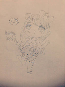 Hello Kitty Chibi FanArt