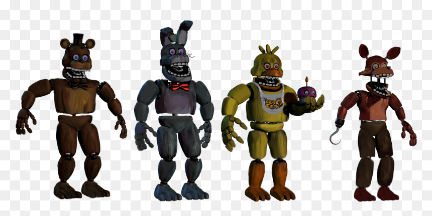 Fixed FNaF 4 animatronics by FreddyTheMedved on DeviantArt