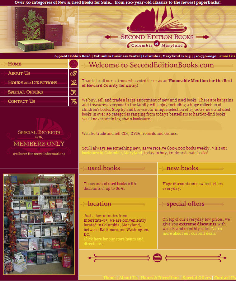 Second Edition Books Site