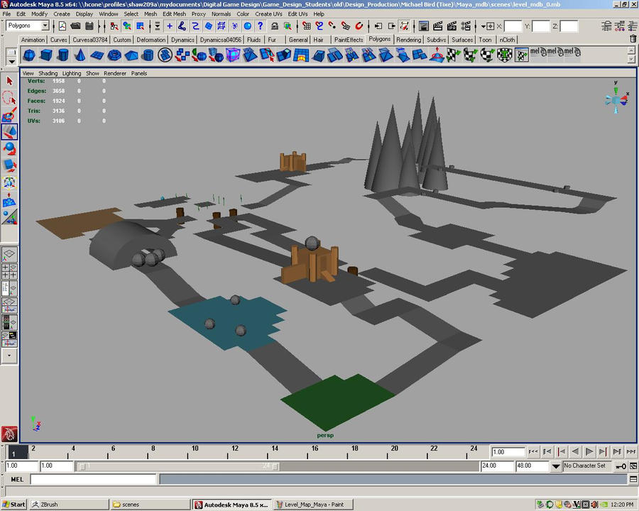 Game Level Layout 3D - 2 by Tikes-tastic on DeviantArt