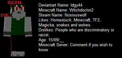 Minecraft Model Ids Minecraft-Style ID by idgy44 on DeviantArt